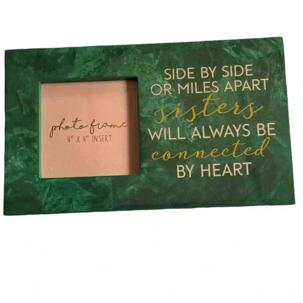 Sister picture album 4x6  green floral